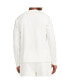 Фото #4 товара Men's White Varsity Long Sleeve T-shirt