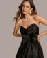 Фото #5 товара Donna Karan Women's Sweetheart Neck Strapless Chiffon Dress