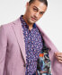 Фото #4 товара Men's Slim-Fit Lilac Weave Wool-Blend Sport Coat