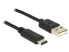 Фото #2 товара Delock 0.5m - USB2.0-A/USB2.0-C - 0.5 m - USB A - USB C - USB 2.0 - Male/Male - Black