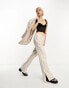 Фото #1 товара Only flared tailored trousers co-ord in stone