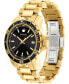 ფოტო #2 პროდუქტის Men's Swiss Series 800 Gold-Tone PVD Stainless Steel Bracelet Diver Watch 40mm