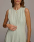 Women's Front Zip Sleeveless Fit & Flare Dress