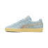 Фото #3 товара Puma Suede B X Ptc Lace Up Mens Blue Sneakers Casual Shoes 39624802