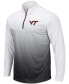 Men's Gray Virginia Tech Hokies Magic Team Logo Quarter-Zip Jacket