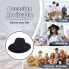Фото #6 товара besbomig Ladies’ and Men's Winter Fashion Felt Fedora Hat with Wide Brim - Outdoor Hat