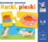 Фото #1 товара Пазл для малышей Kapitan Nauka. Kotki, pieski - учебный 13 лет
