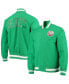 ფოტო #2 პროდუქტის Men's Boston Celtics Kelly Green Hardwood Classics 75th Anniversary Authentic Warmup Full-Snap Jacket