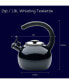 Фото #18 товара Enamel on Steel 2-Qt. Whistling Teakettle with Flip-Up Spout