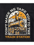 Фото #5 товара Hybrid Apparel Dont Make Me Take You Train Station Men's Short Sleeve Tee