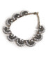 ფოტო #1 პროდუქტის Women's Silver Embellished Fan Collar Necklace