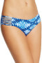 Фото #1 товара Vitamin A 261469 Women's Braided Swim Bikini Bottom Swimwear Size 8/M
