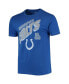 Фото #3 товара Men's Royal Indianapolis Colts Slant T-shirt