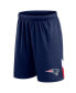 Men's Navy New England Patriots Slice Shorts