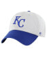 Men's Gray/Royal Kansas City Royals Sure Shot Classic Franchise Fitted Hat