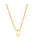 Фото #3 товара kensie gold-Tone Letter Initial Pendant Necklace