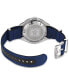 ფოტო #4 პროდუქტის Men's Swiss Automatic DS Super PH500M Blue Synthetic Strap Watch 43mm