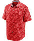 Фото #3 товара Men's Crimson Alabama Crimson Tide Sport Jungle Shade Camp Button-Up Shirt