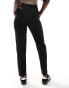 Фото #2 товара Miss Selfridge slim leg full length trouser in black