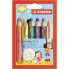 Фото #1 товара Цветные карандаши акварельные STABILO Woody 3-в-1 Разноцветные