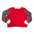 33 Degrees Women's Ugly Christmas Sweater Knit V Neck Button Down Cardigan