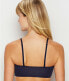 Фото #3 товара OnGossamer 263341 Womens Cabana Cotton Bandeau Bra Navy Size Small