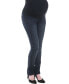 ფოტო #2 პროდუქტის Maternity Frankie Stretch Straight Leg Denim Jeans