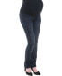 ფოტო #4 პროდუქტის Maternity Frankie Stretch Straight Leg Denim Jeans