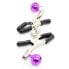 Фото #2 товара Nipple Clamps with Purple Bell
