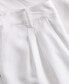 ფოტო #5 პროდუქტის Trendy Plus Solid Linen-Blend Pleated Woven Shorts, Created for Macy's