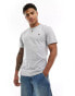 Lacoste t-shirt with croc in grey