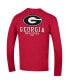 Фото #4 товара Men's Red Georgia Bulldogs Team Stack Long Sleeve T-shirt