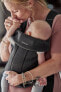 Фото #4 товара BabyBjörn Baby Carrier Mini 3D Jersey Black Grey + BabyBjörn Cradle White