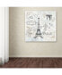 Фото #3 товара Fiona Stokes-Gilbert 'Paris' Canvas Art - 18" x 18" x 2"