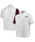 ფოტო #1 პროდუქტის Men's White Mississippi State Bulldogs M STM AEROREADY Half-Zip Jacket