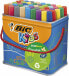 Bic BIC Kids Visacolor XL, Bold, Multicolour, Bullet tip, 4.5 mm, 1.3 mm, Multicolour