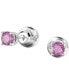 ფოტო #5 პროდუქტის Faceted Color Crystal Small Stud Earrings