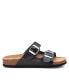 ფოტო #2 პროდუქტის Women's Double Strap Buckle Sandals By