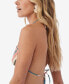 Juniors' Kendari Striped Venice Bikini Top