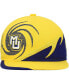 ფოტო #4 პროდუქტის Big Boys Gold and Blue Marquette Golden Eagles Spiral Snapback Hat