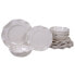 Perlette Cream Melamine 12-Pc. Dinnerware Set