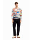 ფოტო #2 პროდუქტის Men's Sweatshirt with Japanese magazine print