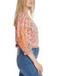 Women's Patsy Floral Faux-Wrap Top