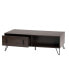 Фото #4 товара Baldor Modern and Contemporary 47.2" Finished Wood and Finished Metal 2-Drawer Coffee Table