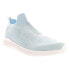 Propet Travelbound Slip On Knit Womens Blue Sneakers Casual Shoes WAT104MBBL
