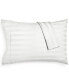 Фото #2 товара Bergen House Stripe 100% Certified Egyptian Cotton 1000 Thread Count Pillowcase Pair, Standard
