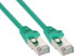 Фото #1 товара InLine Patch Cable SF/UTP Cat.5e green 0.5m