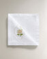 Floral ramie napkins (pack of 2)