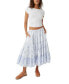 Фото #5 товара Women's Full Swing Printed Tiered Midi Skirt