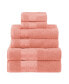 Фото #1 товара Larissa Geometric Embroidered Jacquard Border Cotton 3-Pc. Bath Towel Set